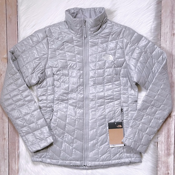 The North Face Women’s ThermoBall Eco Meld Grey Jacket - Picture 1 of 9